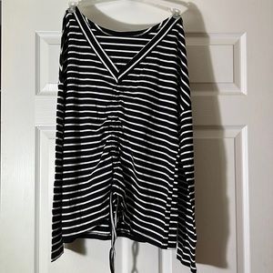 Stripped Long Sleeve Woman’s Blouse